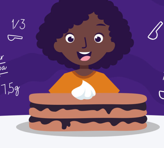 Transforme uma receita de bolo em uma atividade de matemática